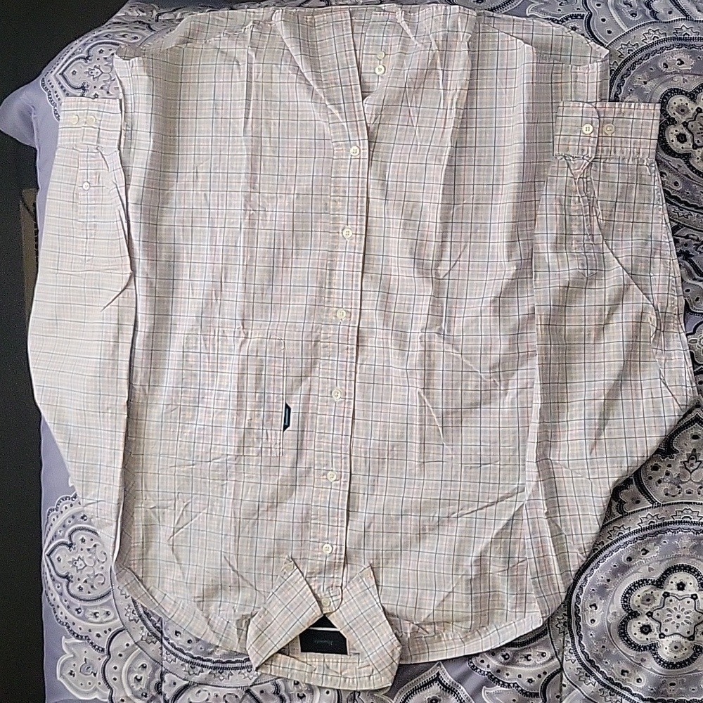 Faconnable mens Button-up multi-color shirt